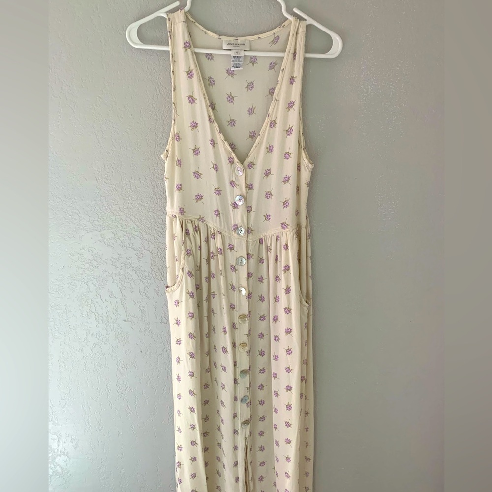 Vintage Floral Maxi Dress